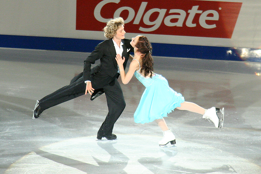 Figure Skaters Meryl Davis and Charlie White Competing in 2006