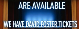 Find Affordable David Foster Tickets