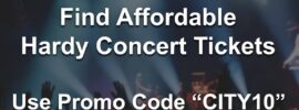Find Affordable Hardy Concert Tickets