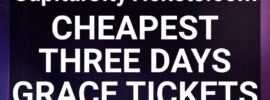 Cheapest Three Days Grace Tickets