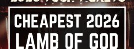 Cheapest 2026 Lamb Of God Tickets