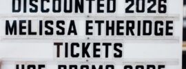 Discounted 2026 Melissa Etheridge Tickets