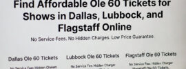 Find Affordable Ole 60 Tickets