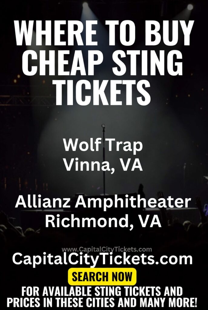 Buy Cheap Sting Tickets